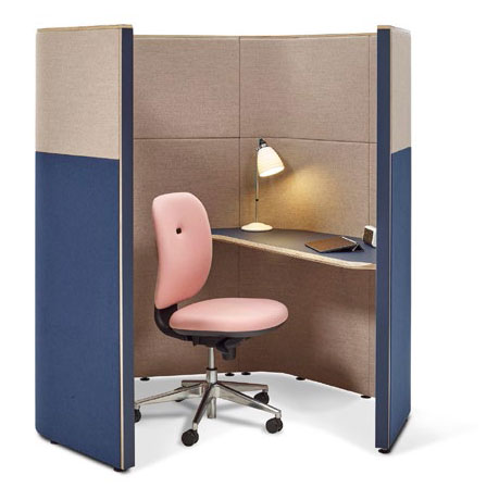 Bee acoustic office work pod with desk