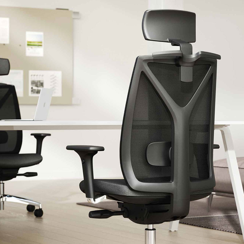 Modena mesh back office task chair, black