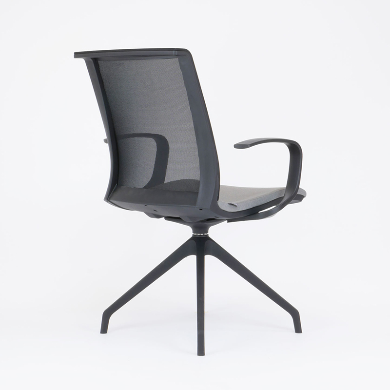 Prague mesh back meeting chair with armrests