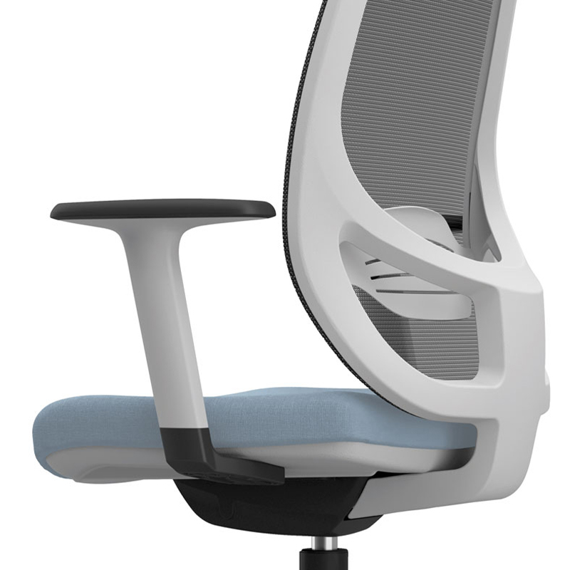 Verona curved office task chair, side