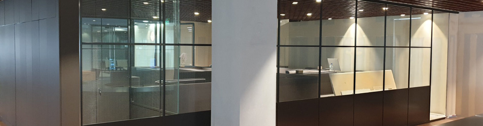 IPS glass office partitions