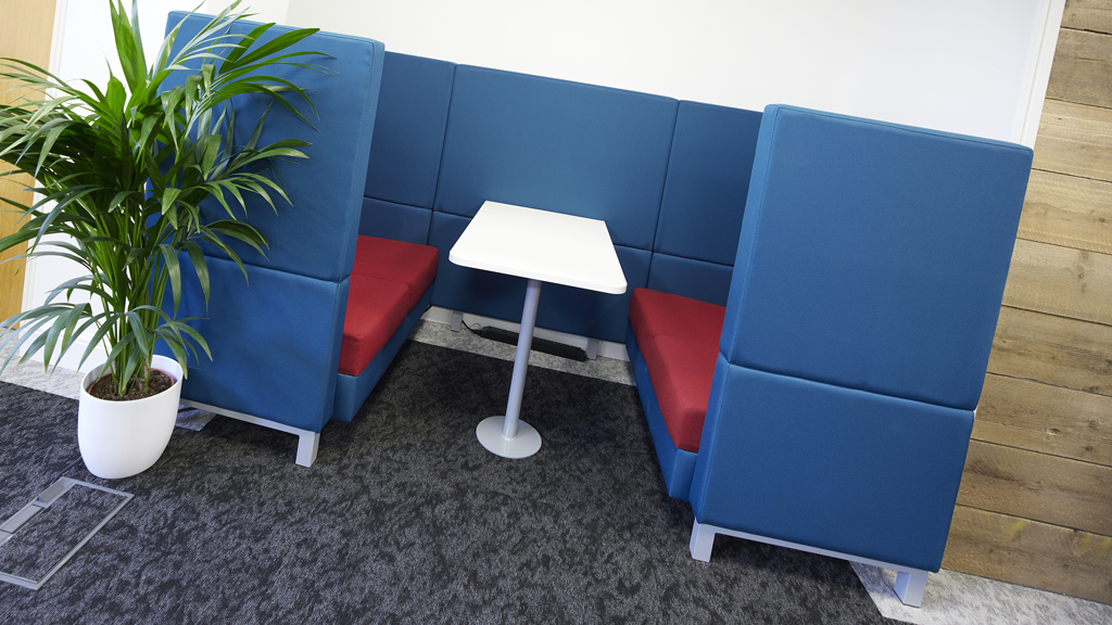 Davies Group new office meeting booths