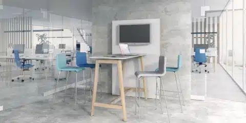 Digital Media Wall in an office environment.