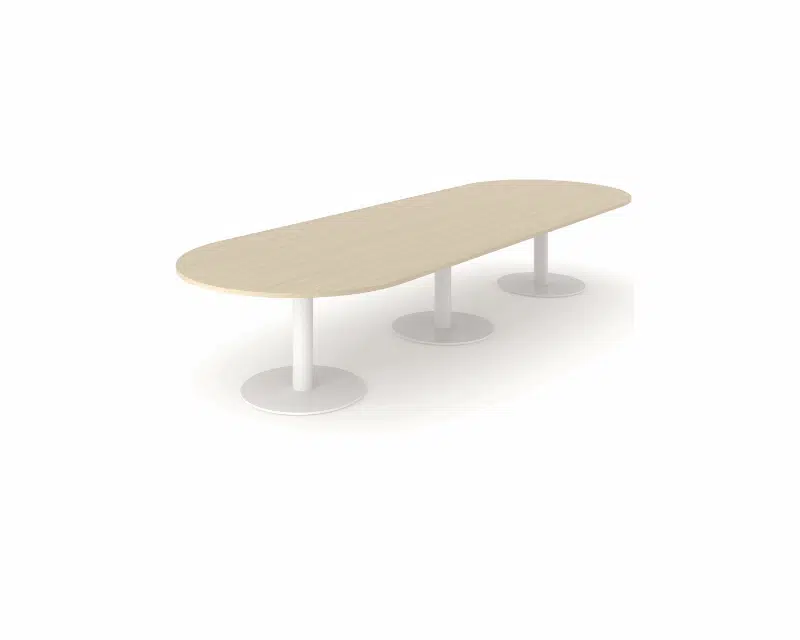 An occasion table with wood top.