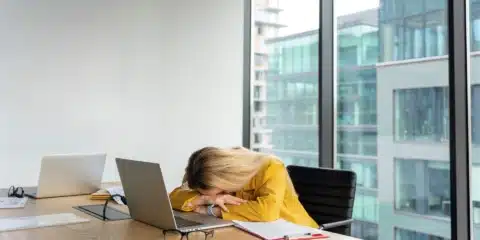 A business-woman-banner-concept-with-copy-space